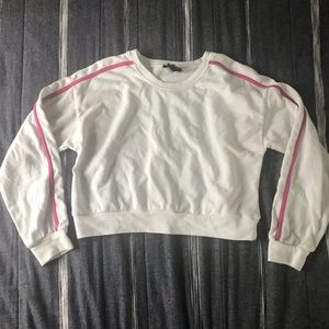forever 21 white sweatshirt
